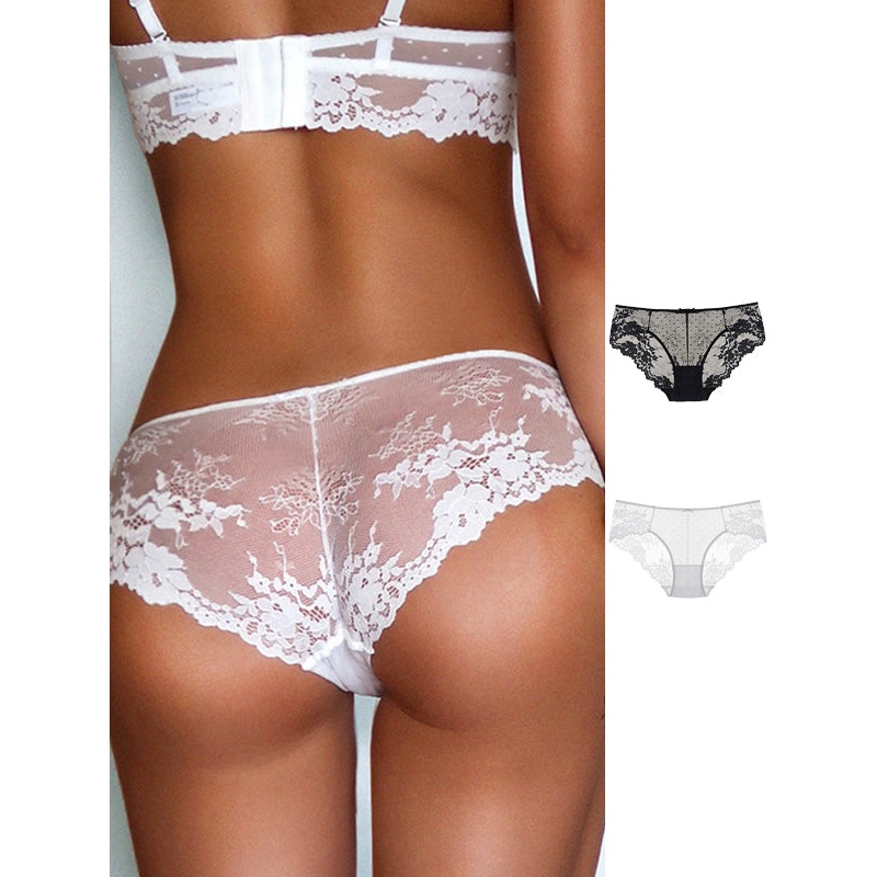 ZASUWA Female Flower Lace Dots Underwear