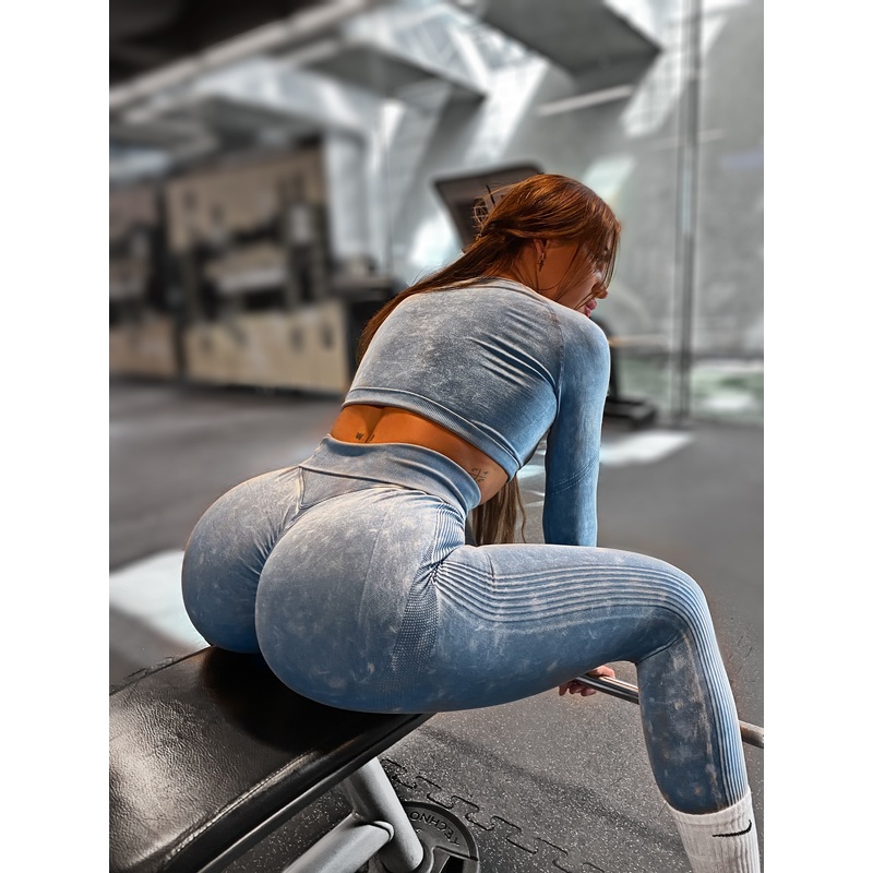 ZASUWA Female Seamless Washable Sports Yoga Suits X Carmen