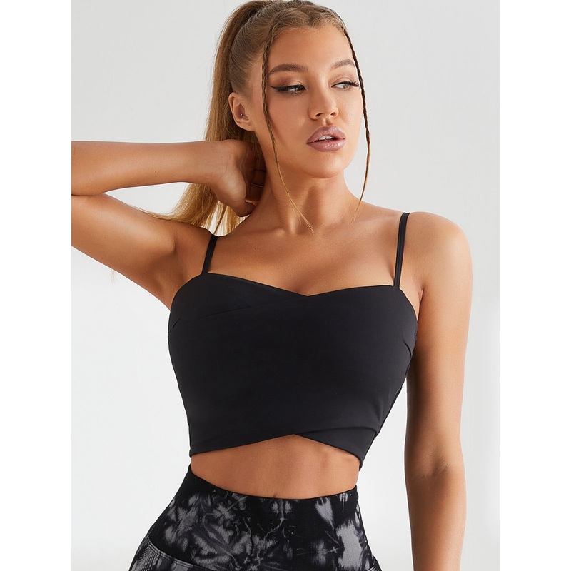 ZASUWA Female Solid Color Simple Sports Bras