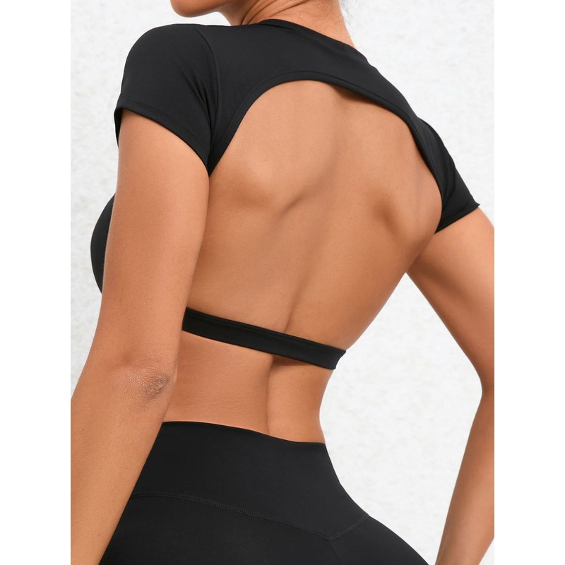 ZASUWA Female Backless Short Sleeves