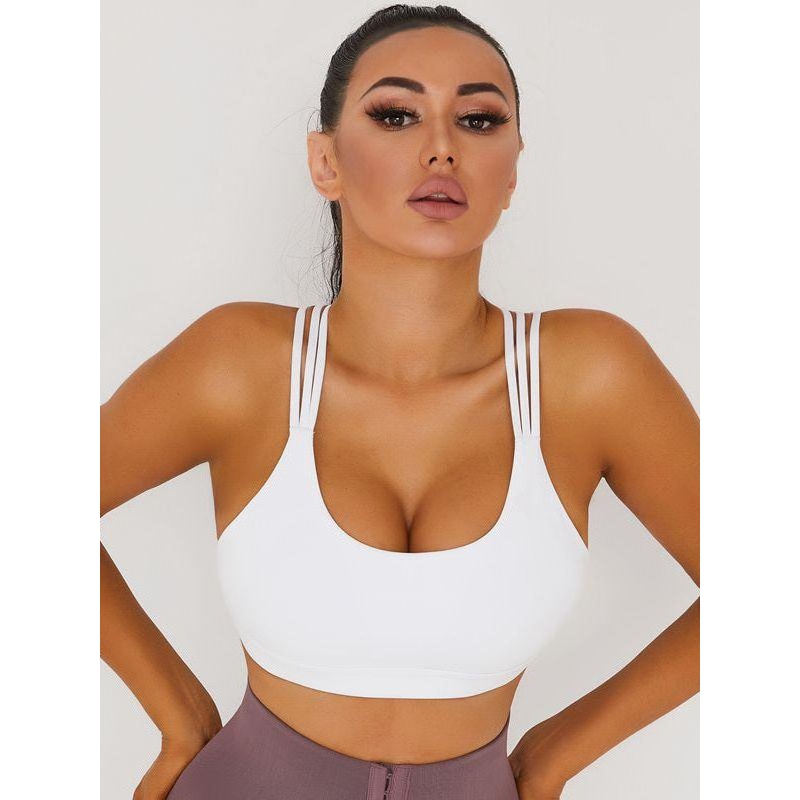 ZASUWA Female Cross Back Sports Corset Bras