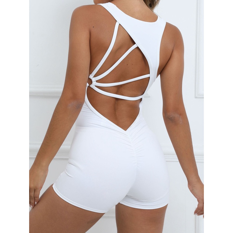 ZASUWA Female Hollow Out Beauty Back Romper