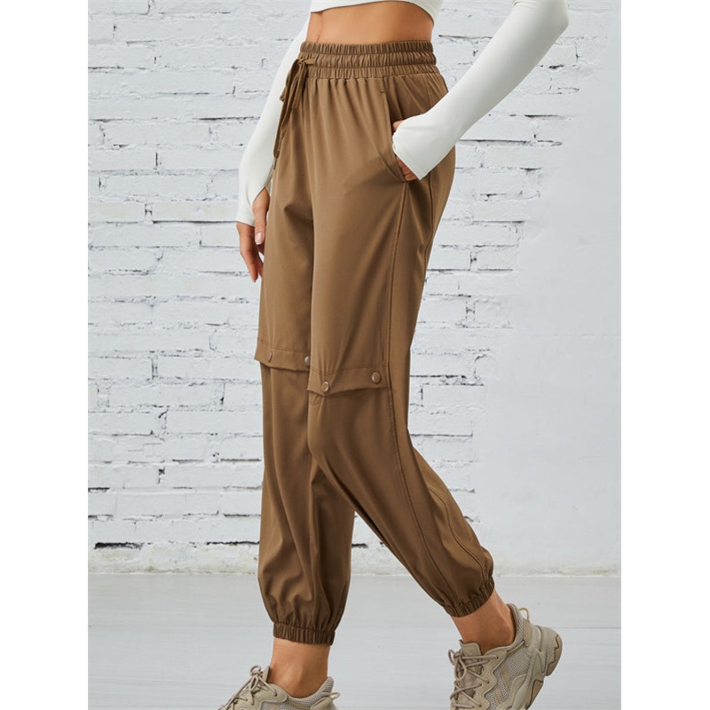 ZASUWA Female Pocket Ribbed Thumbhole Leggings