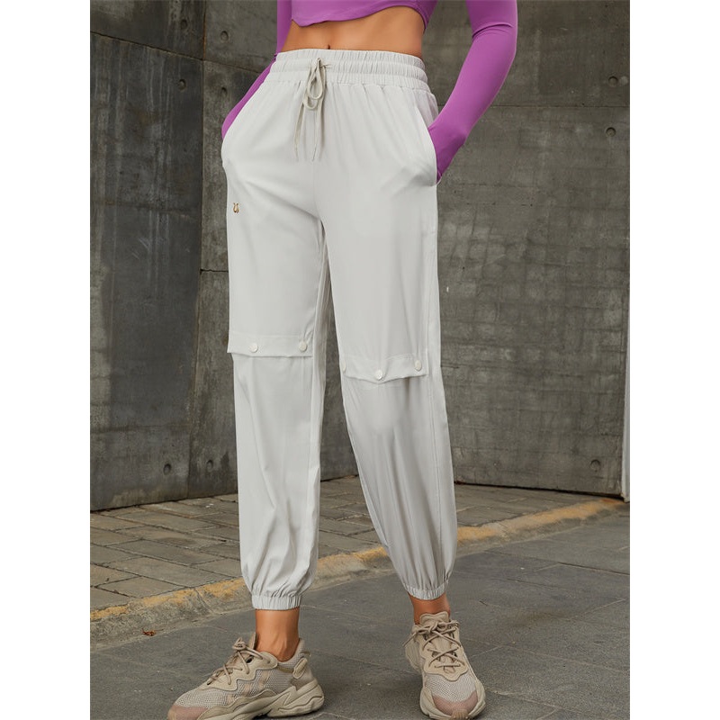 ZASUWA Female Pocket Thumbhole Halter Leggings