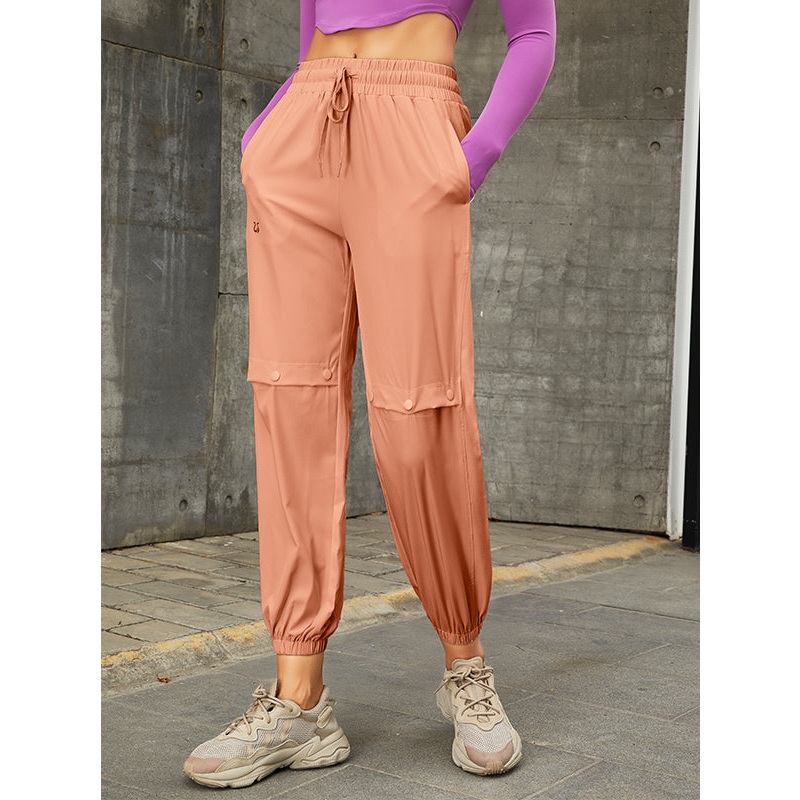 ZASUWA Female Pocket Zipper Thumbhole Leggings