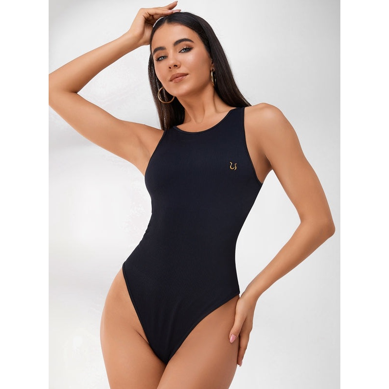 ZASUWA Female Solid Color Bodysuit