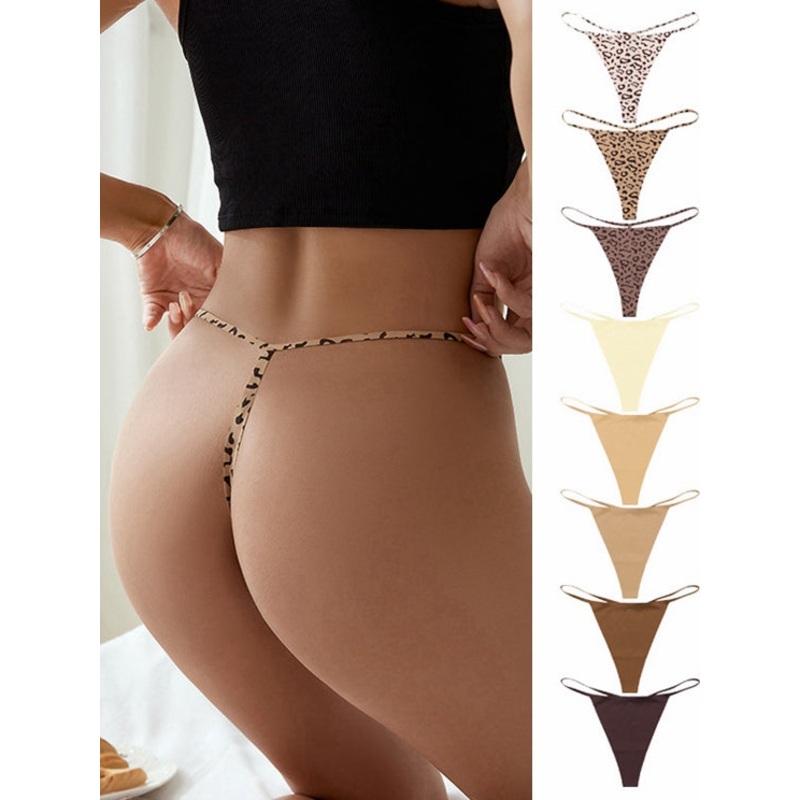 ZASUWA  Female T-back Leopard Print Panties