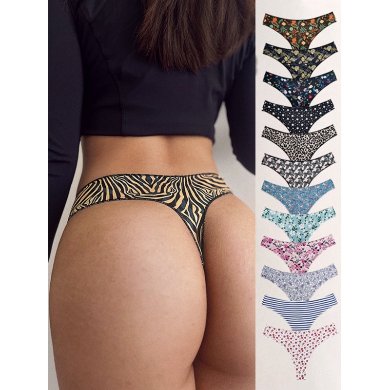 ZASUWA  Female Unique Print T-back Panties