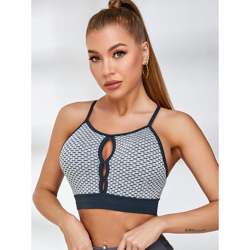 ZASUWA Female Cutout Tiktok Sports Bras