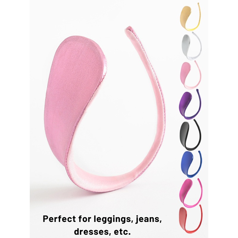 ZASUWA Female Faux Leahter Visual Invisibility  C-shaped Panties