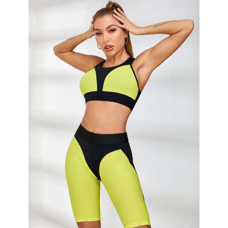 ZASUWA Female Fly Eye PU High-rise Short Tracksuit