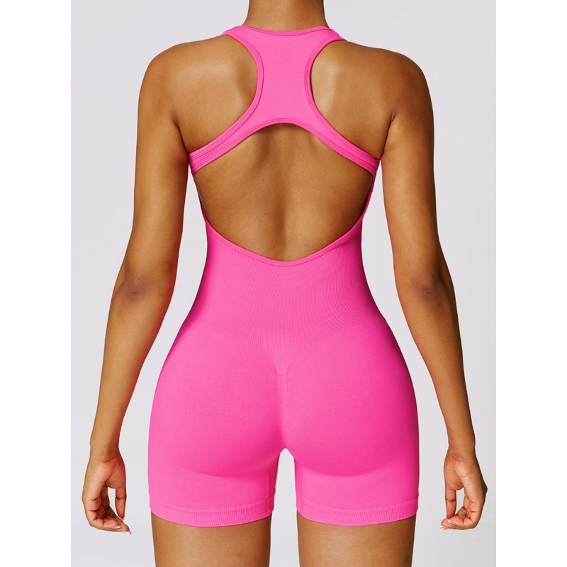 ZASUWA Female Hollow Out Sweat-absorbent Breathable Romper