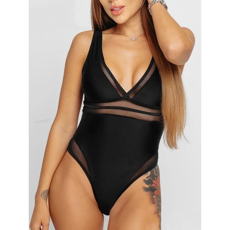 ZASUWA Female Sheer Mesh One Piece