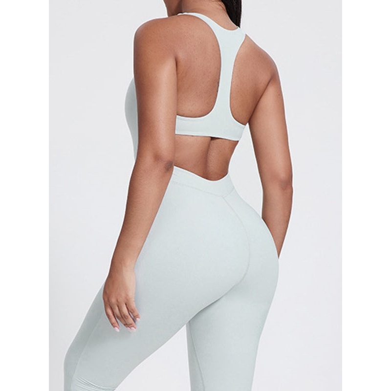ZASUWA Female Sexy Cutout Zipper Booty Jumpsuit