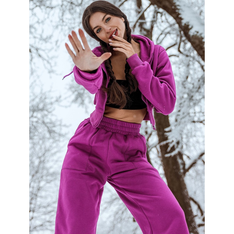 ZASUWA Female Zipper Drawstring Cropped Hoodies X ANECHKAANNN