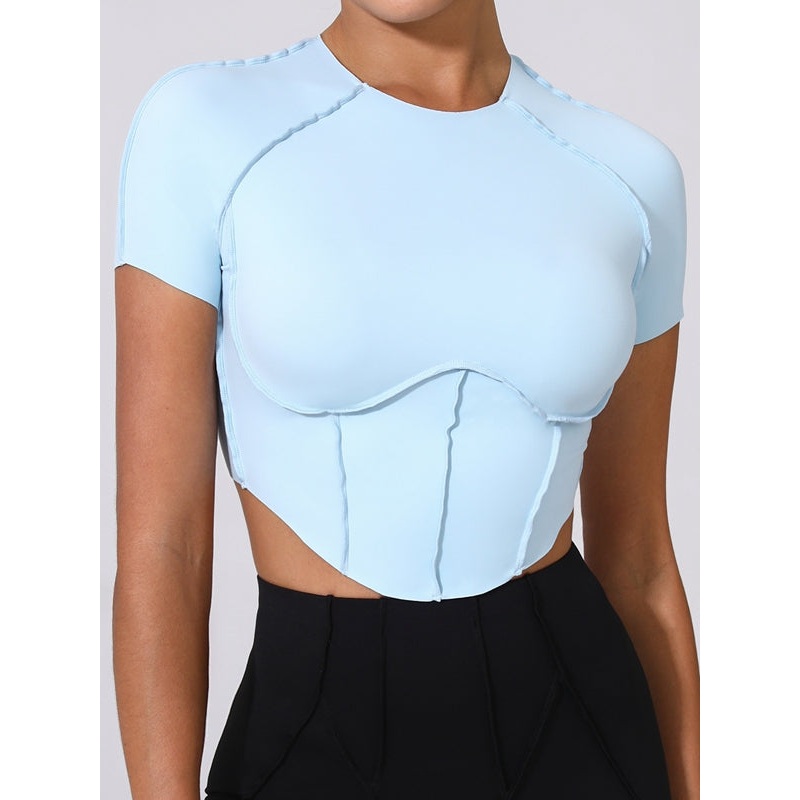 ZASUWA Female Super Future Interstellar Stitch Performance Short Sleeves