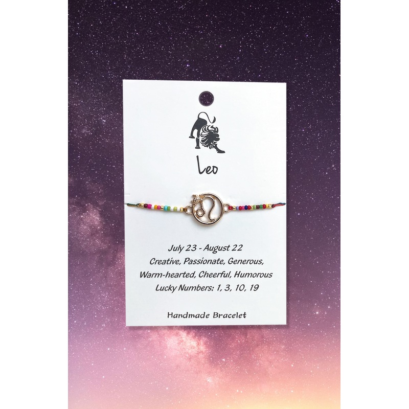 Leo Zodiac Wish Bracelet