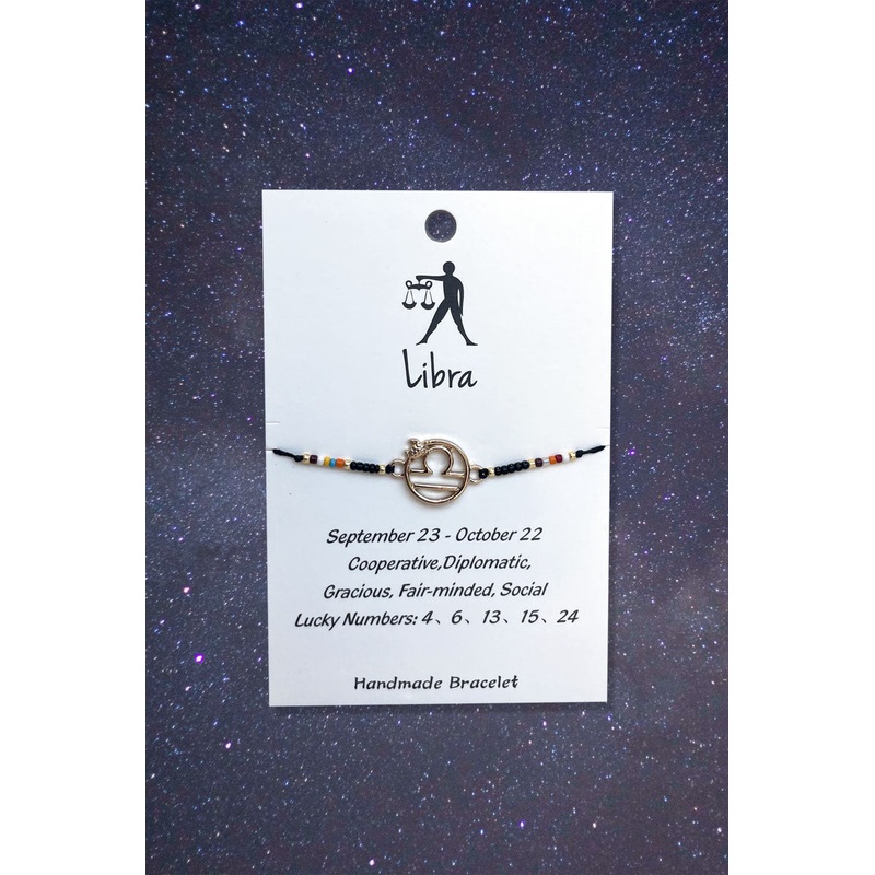 Libra Zodiac Wish Bracelet
