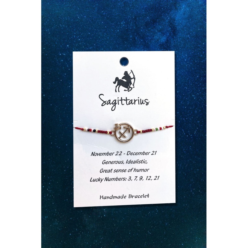 Sagittarius Zodiac Wish Bracelet