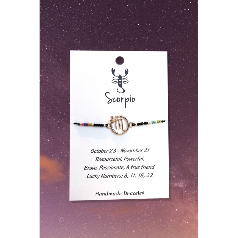 Scorpio Zodiac Wish Bracelet