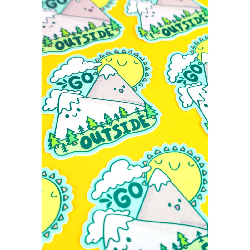Go Outside Sticker