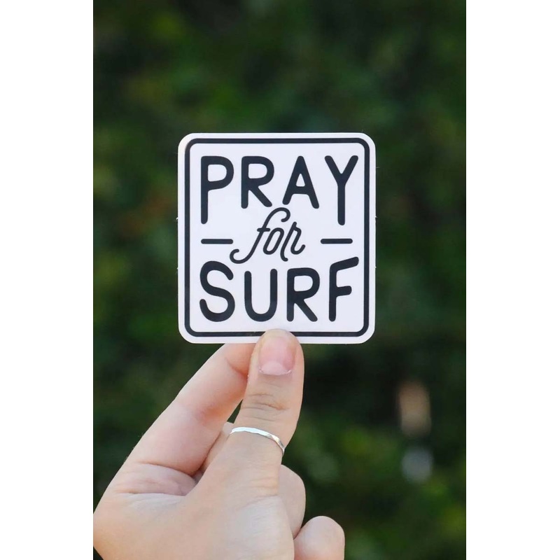 Pray for Surf Sticker