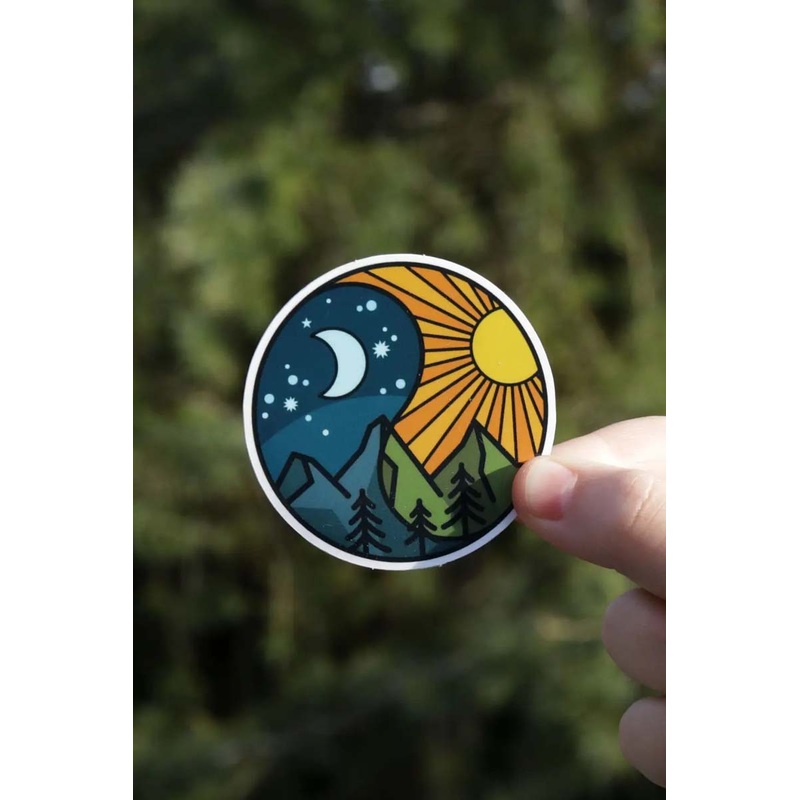 Yin Yang Wilderness Sticker