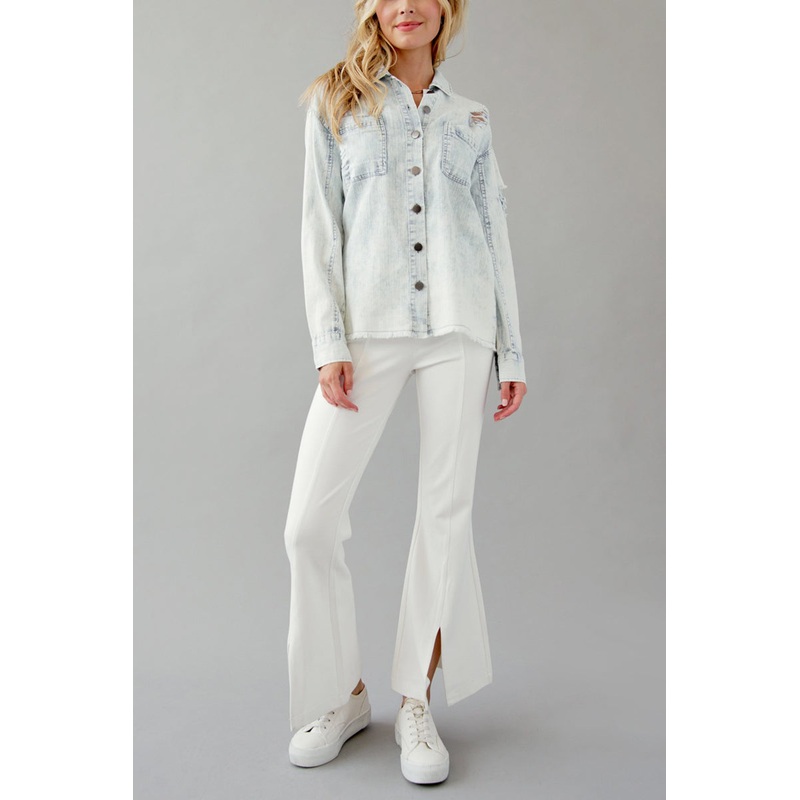 Breezy Denim Shirt