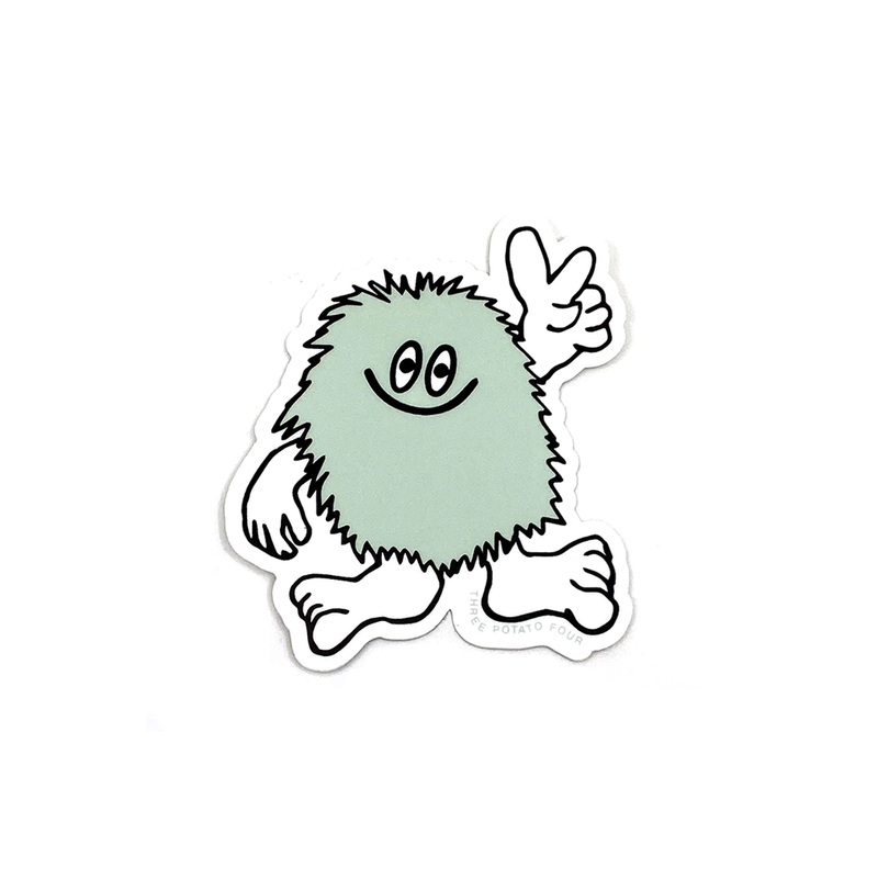 Peace Fuzz Sticker