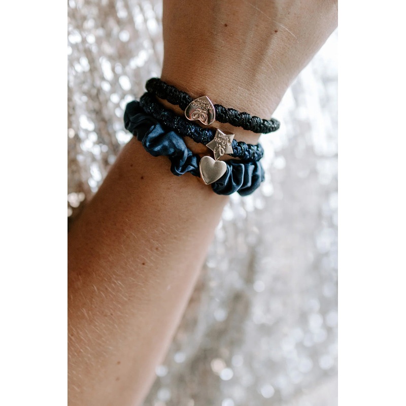 Woven Gold Star Hair Tie