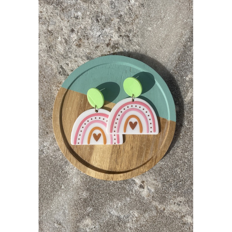 Doodle Rainbow Earrings