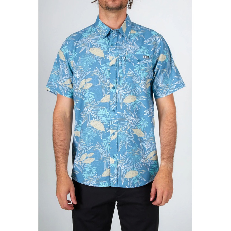 Feeding Frenzy UV S/S Woven