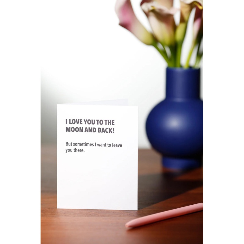 Moon & Back Card