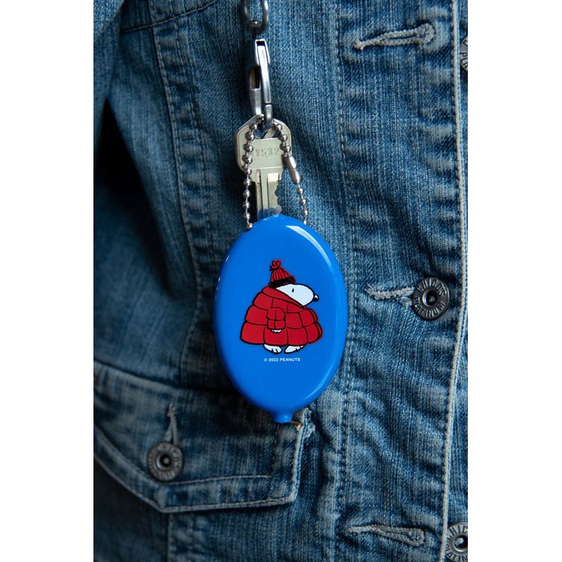 Snoopy Puffy Coat Coin Pouch