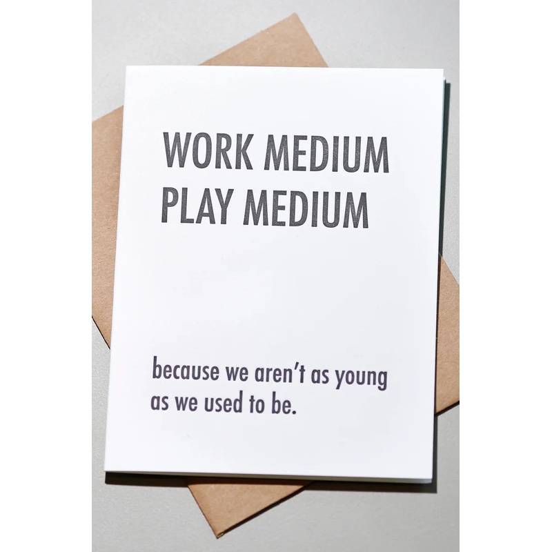 Work Medium Card