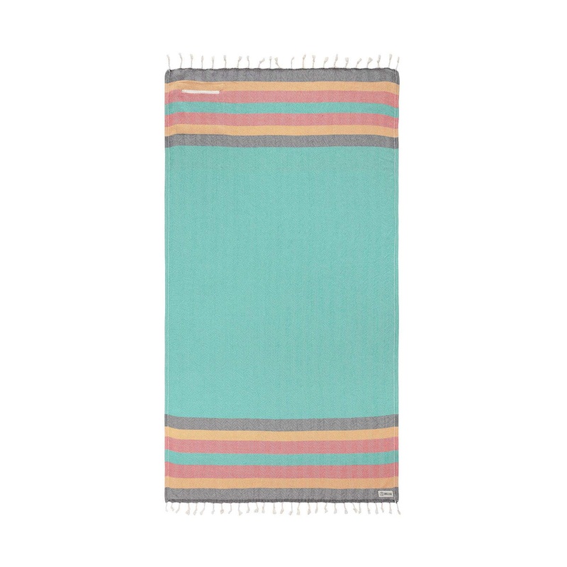 Sandcloud Rasta Stripe Zip Towel