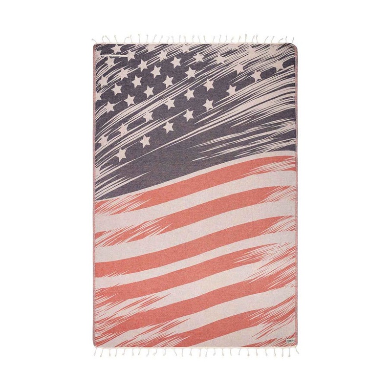 Sandcloud Vintage Flag LG Zip Towel