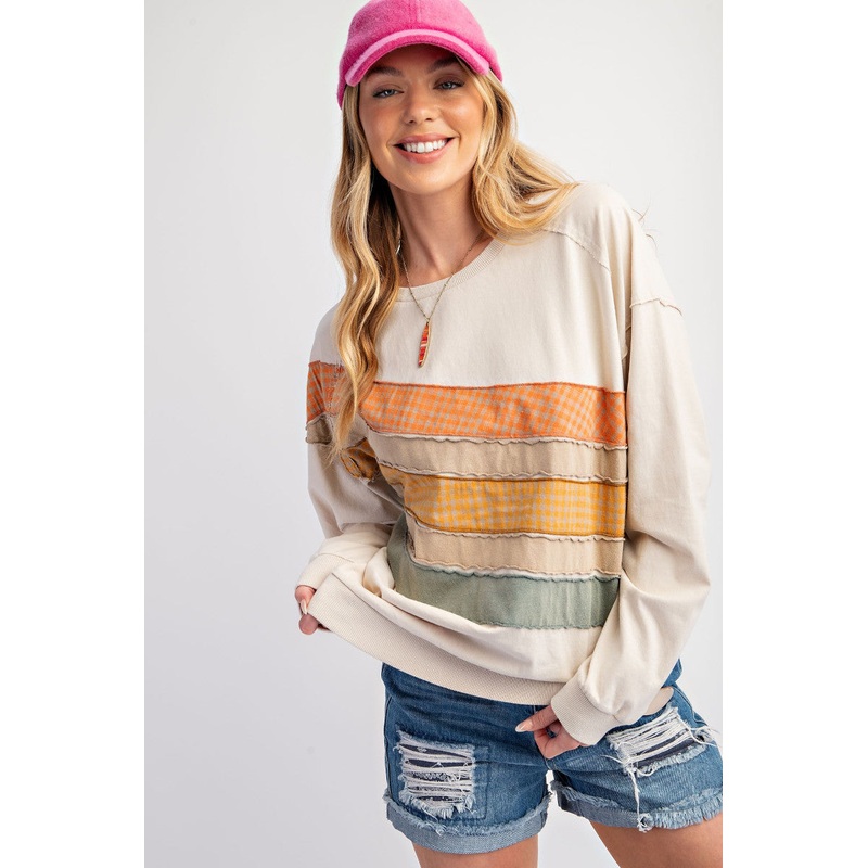 Color Wash Rainbow Sweatshirt
