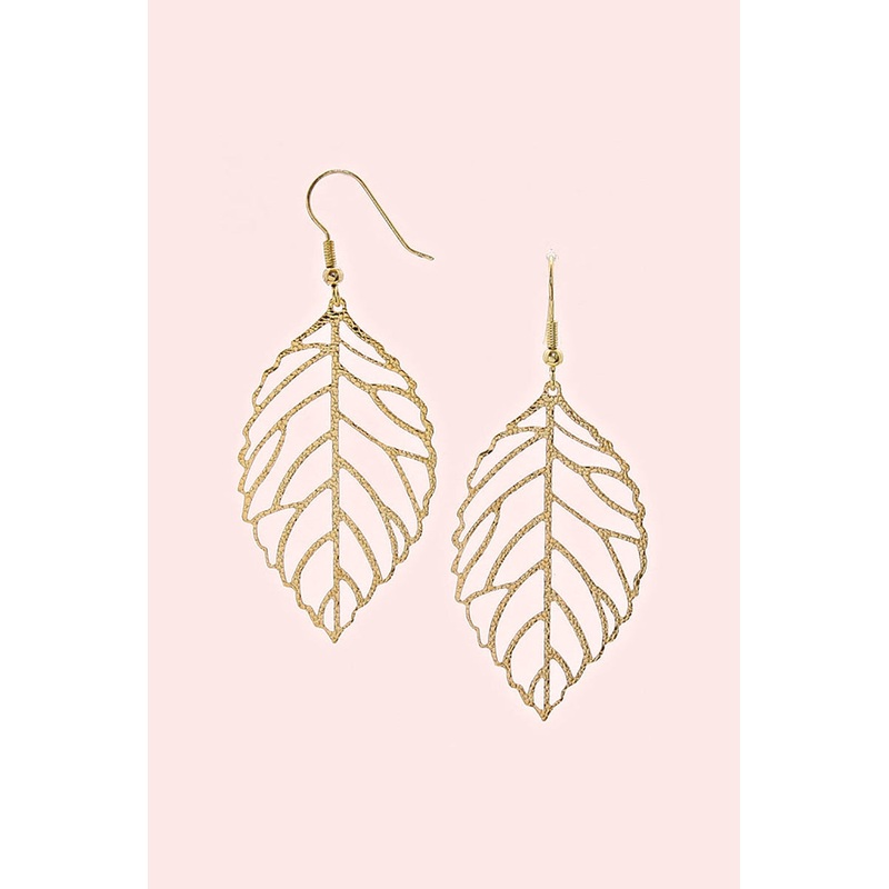 Gold Leaf Earring