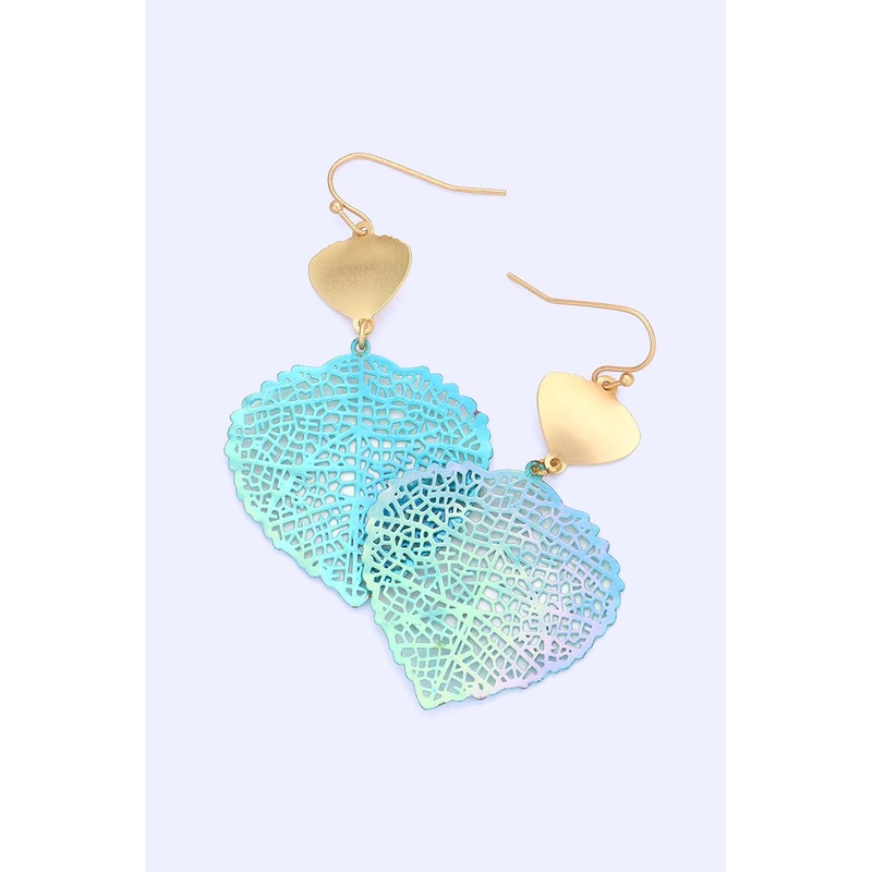 Mermaid Leaf Earrings