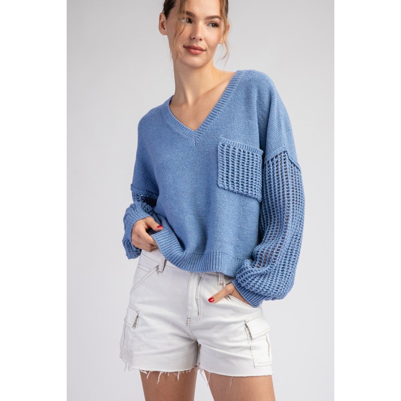 Open Up Sweater