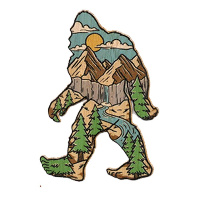 Big Foot Bamboo Sticker