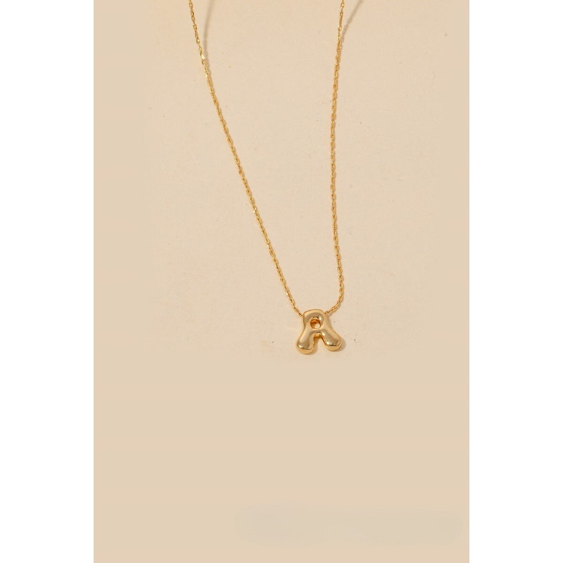 Bubble Letter Necklace