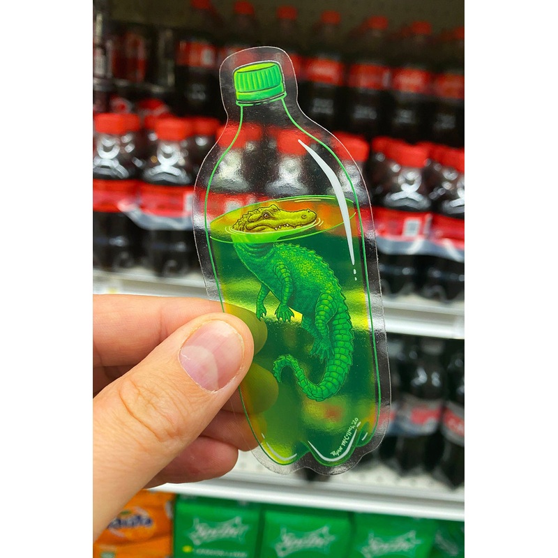 Danger Dew Clear Sticker