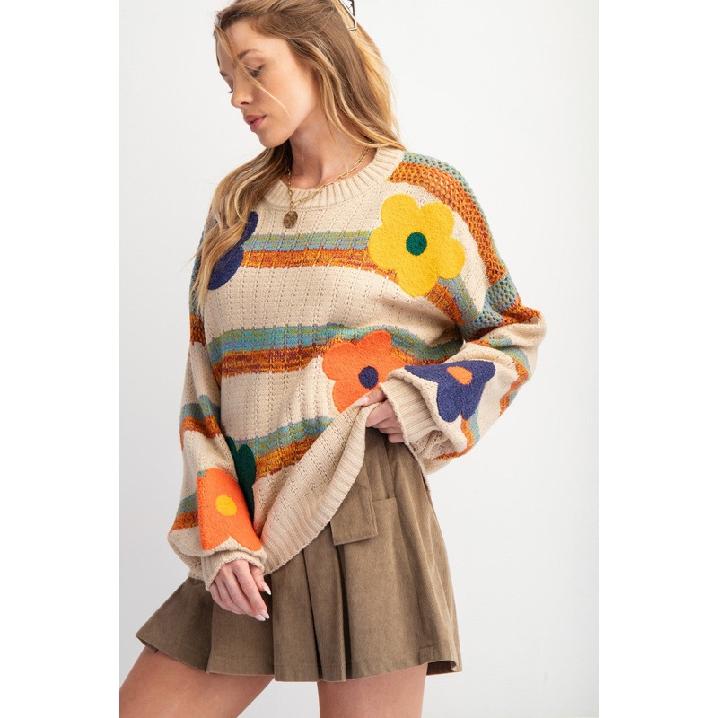 Flower Patch Sweater