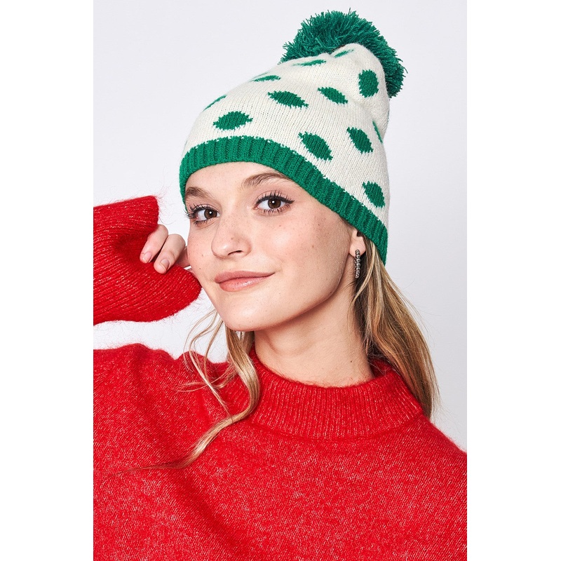 Polka Dot Beanie