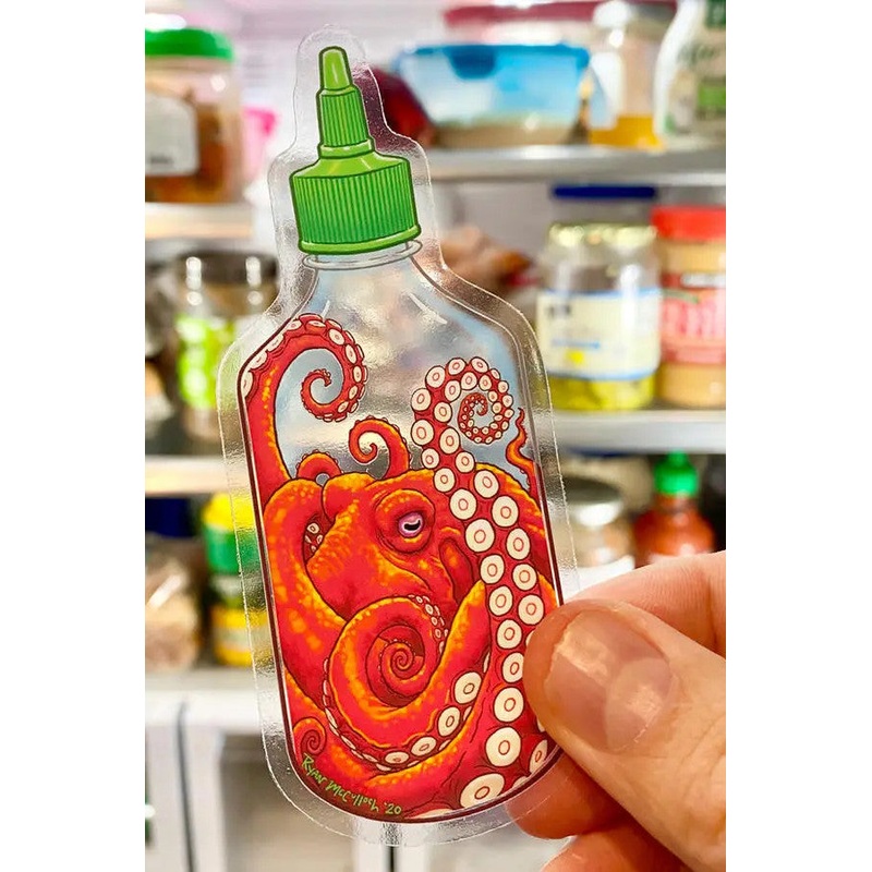 Srirachapus Clear Sticker