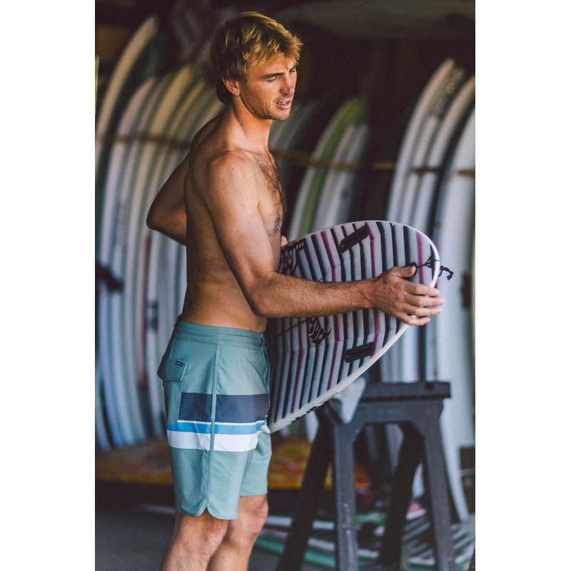 Cruzer Stripe Scallop Boardies