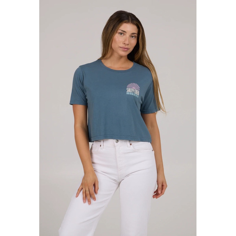 In the Rays Crop Tee