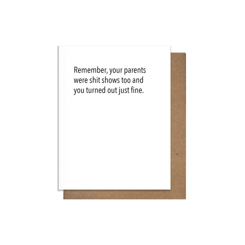 Shit Show Parents Card
